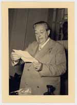 Il sindaco di Cagliari Pietro Leo - 1955