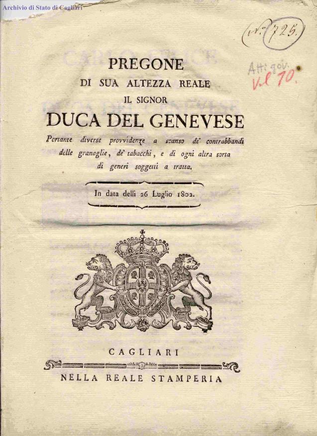 Unit&agrave; 725