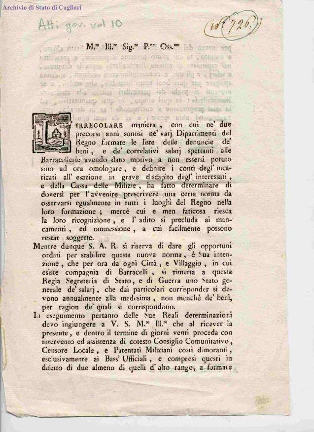 Unit&agrave; 726