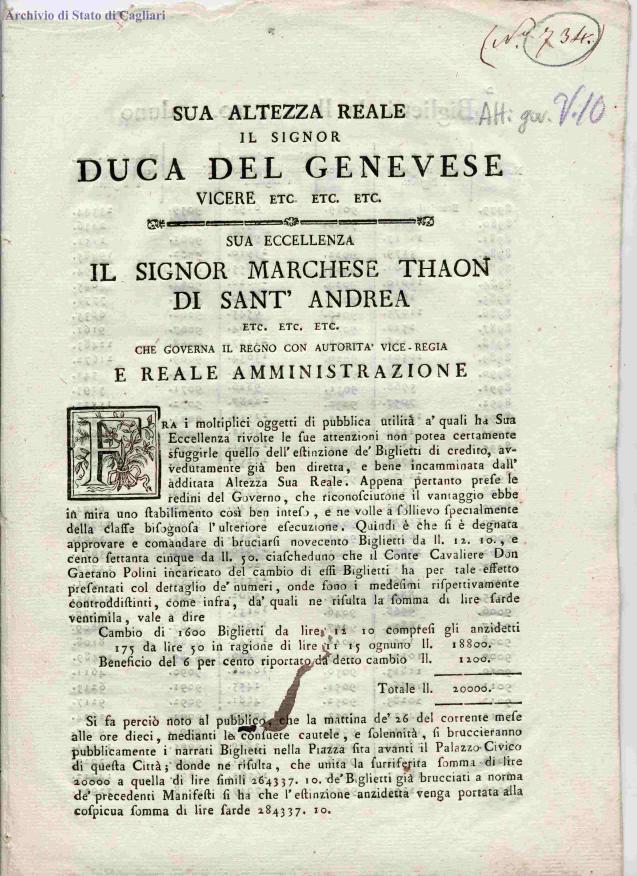 Unit&agrave; 734